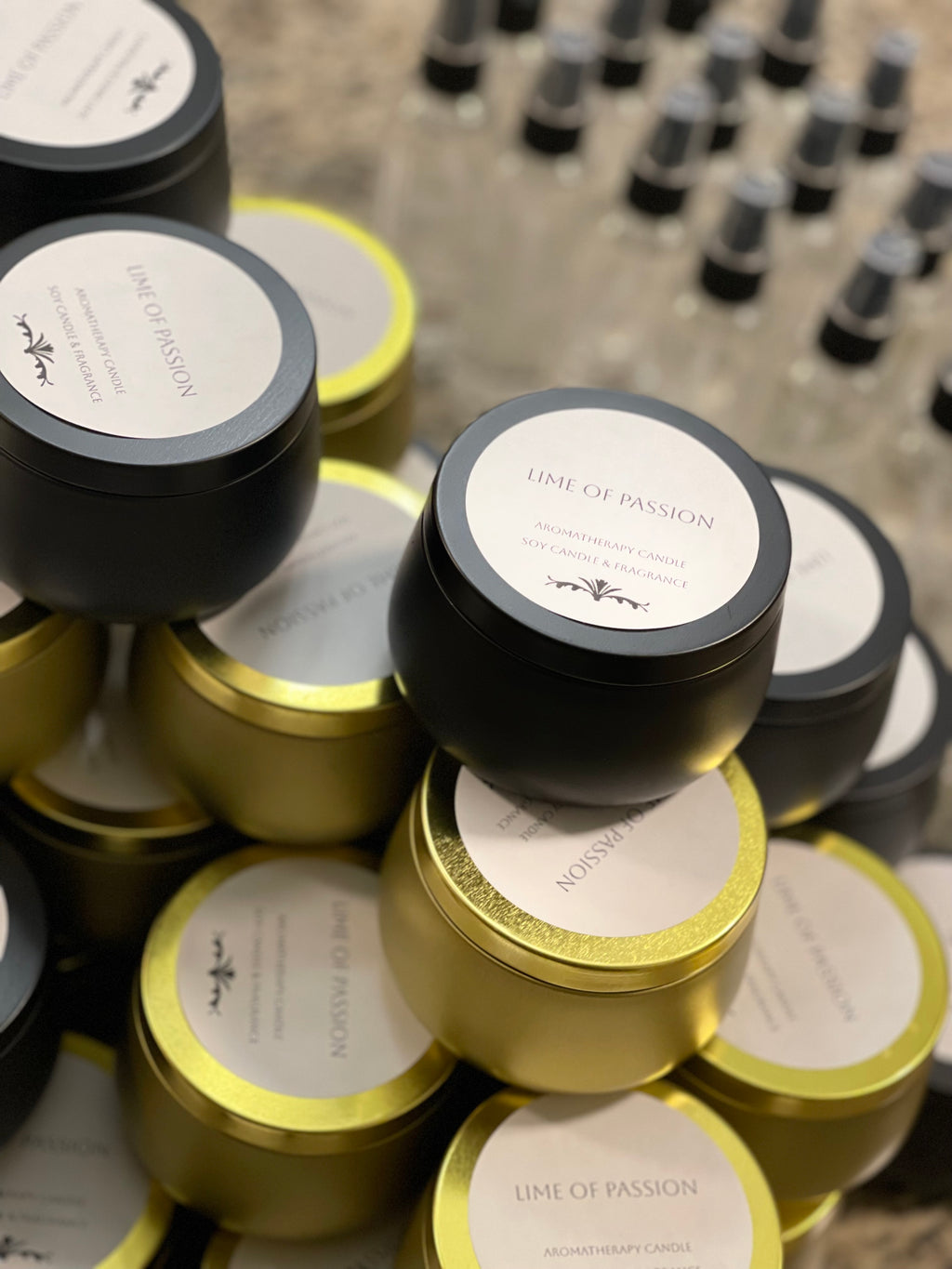 Monthly candle box